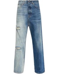 Vetements - Vintage-Effect Jeans - Lyst