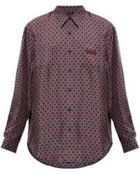 Balmain - Silk Shirt - Lyst