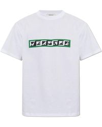 Versace - Cotton T-Shirt With Print - Lyst