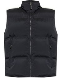 Palm Angels - Insulated Vest With A Stand-Up Collar - Lyst