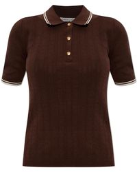 Moncler - Polo With Logo Patch - Lyst