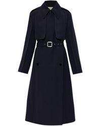 Jil Sander - Wool Trench Coat - Lyst