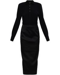 Willy Chavarria - Polo Dress With Mixed Fabrics - Lyst