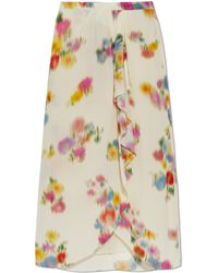 Isabel Marant - Silk Skirt "Vanille" - Lyst