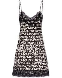 Vetements - Mini Dress With Logo, - Lyst