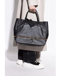 Moschino - Leather Shopper Bag - Lyst