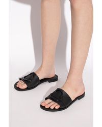 Moncler - Slides With Logo - Lyst