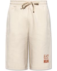 EA7 - Shorts With Printed Logo - Lyst