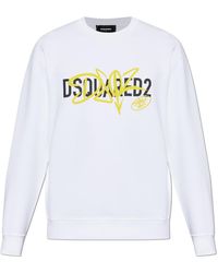 DSquared² - Sweatshirt With Printed Logo - Lyst