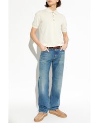 Etro - Polo With Embroidered Logo - Lyst