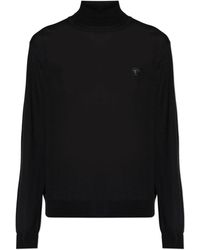 Versace - Turtleneck With Medusa Print - Lyst