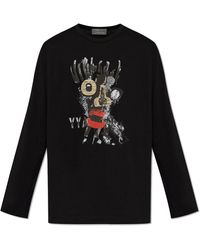 Yohji Yamamoto - T-shirt With Long Sleeves, - Lyst