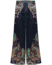 Etro - Wide-Leg Trousers - Lyst