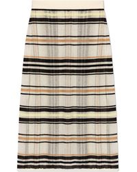 Bottega Veneta - Striped Pattern Skirt, - Lyst