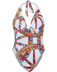 Dolce & Gabbana - One-Piece Swimsuit With 'Carretto' Print - Lyst