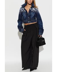 DSquared² - Denim Jacket With 'Vintage' Effect - Lyst