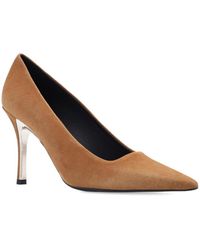 Furla 'code Decolette' Stiletto Court Shoes - Brown