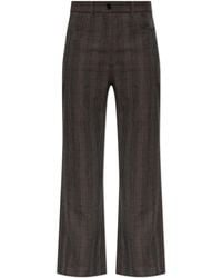 Acne Studios - Plaid Patterned Trousers - Lyst