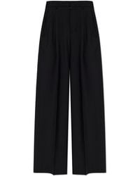 Ami Paris - Straight-Leg Wool Trousers - Lyst