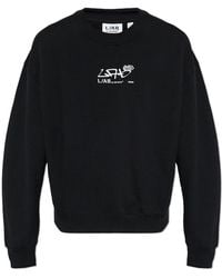 LAB C.O. OFF WHITE - Sweatshirt With Printed Logo - Lyst