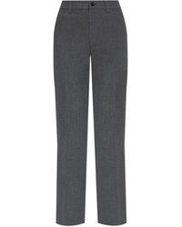 The Attico - Creased Trousers - Lyst