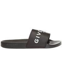 Givenchy Logo Sliders - Black