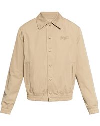 Balmain - Jacket With Embroidered Logo - Lyst