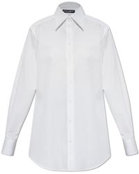 Dolce & Gabbana - Fitted Cotton Shirt - Lyst
