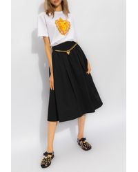 Moschino - Pleated Midi Skirt Skirts - Lyst