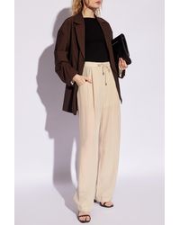 Emporio Armani - Loose Fit Trousers - Lyst
