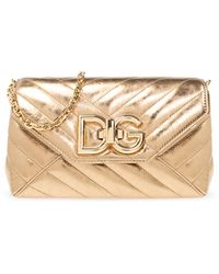 Dolce & Gabbana - 'Lop' Quilted Shoulder Bag - Lyst