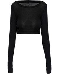Rick Owens - Short Top With Long Sleeves - Lyst