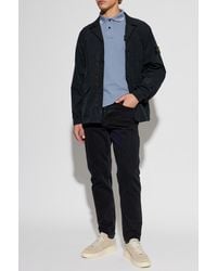 Stone Island - Lightweight Jacket With Logo Patch - Lyst