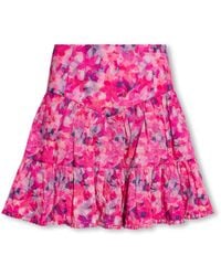 Custommade• - 'reina' Skirt With Floral Motif, - Lyst
