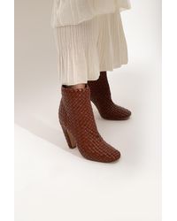 Bottega Veneta - ‘Canalazzo’ Heeled Ankle Boots - Lyst