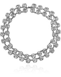 Balenciaga - Necklace With Shimmering Crystals - Lyst