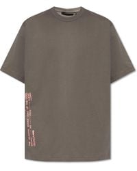 Helmut Lang - T-shirt With Logo, - Lyst