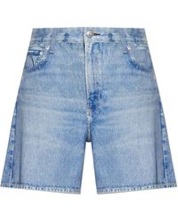 Rag & Bone - Shorts Made Of Denim-Like Fabric - Lyst
