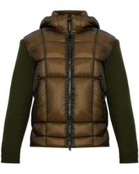 C.P. Company - Quilted Front Cardigan - Lyst