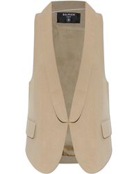 Balmain - Asymmetrical Vest - Lyst