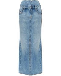 DIESEL - Denim Skirt 'De-Spivey' - Lyst