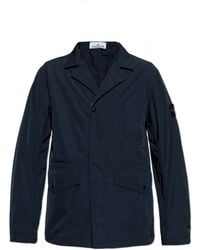 Stone Island - Light Jacket With Logo Patch - Lyst