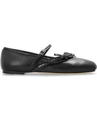Jimmy Choo - Leather Ballerinas "Loli" - Lyst