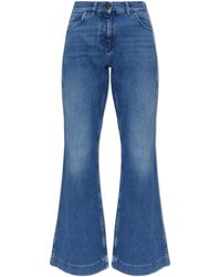 Moncler - Flared Leg Jeans - Lyst