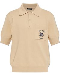 Balmain - Polo Shirt With Pocket - Lyst