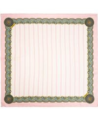 Versace - Silk Scarf With "The Encore" Print - Lyst