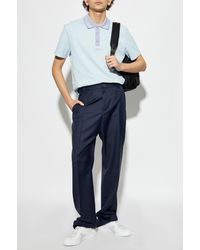 Versace - Wool Trousers With Crease - Lyst