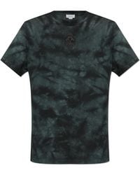 McQueen - T-Shirt With Tie Dye Effect - Lyst