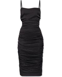 Dolce & Gabbana - Dress With Dotted Pattern, - Lyst