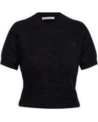T By Alexander Wang - Top With Logo - Lyst